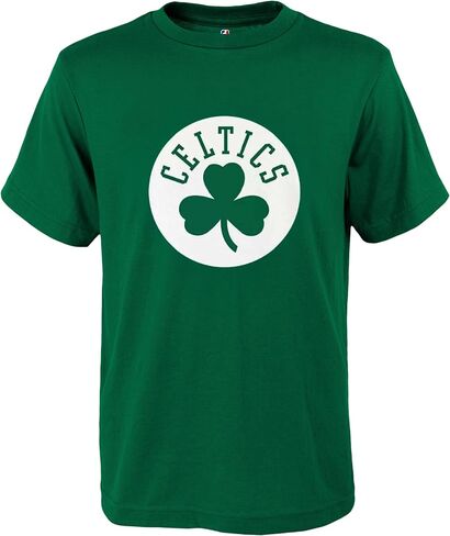 Outerstuff NBA Boston Celtics Team Color Kelly Green Primary Logo Kids Youth 8-20 Short Sleeve Crewneck T-Shirt in Saudi Arabia
