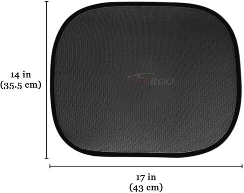 Carroo Dog and Cat Sunshade, Covers and Shields Pets and Interior from Sun Rays, Ideal for Side and Rear Windows, Keep Interior Cool, Premium Quality, 3-Pcs in Saudi Arabia