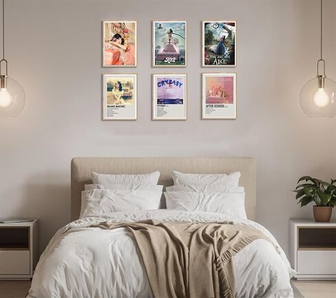 JSBADE Melanie Martinez Limited Edition Posters ，Rapper Posters Room Aesthetic Canvas Wall Art Prints for Teens, Boys, Girls Room Decor Set of 6 for(8x10inch, Unframed) in Saudi Arabia