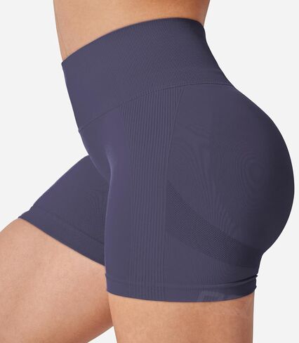 QOQ Workout Shorts for Women 3.6" Scrunch Shorts High Waisted Butt Lifting Booty Gym Yoga Shorts in Saudi Arabia