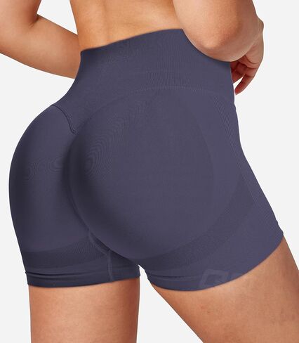 QOQ Workout Shorts for Women 3.6" Scrunch Shorts High Waisted Butt Lifting Booty Gym Yoga Shorts in Saudi Arabia