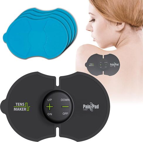 WT-110 Smart Unit Muscle Stimulator, Wireless TENS Pain Relief Therapy, Electric Pulse Device, Portable Electro Pulse Impulse Mini Massager Machine for Lower Back and Neck Pain in Saudi Arabia