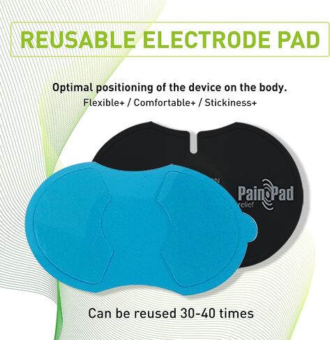 WT-110 Smart Unit Muscle Stimulator, Wireless TENS Pain Relief Therapy, Electric Pulse Device, Portable Electro Pulse Impulse Mini Massager Machine for Lower Back and Neck Pain in Saudi Arabia
