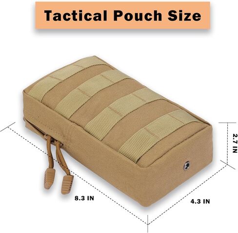 Phoking Molle Pouch Versatile Tactical EDC Pouches Molle Compact Organizer Water-Resistant Utility Pouch in Saudi Arabia