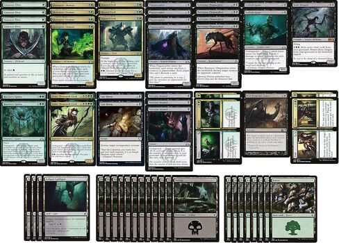 Golgari Undergrowth Deck - Black Green - Modern Legal - Custom Built - Magic The Gathering - MTG - 60 Card in Saudi Arabia
