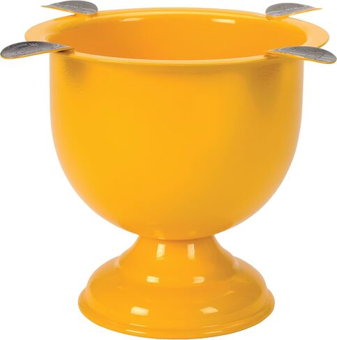 منفضة سجائر طويلة من ستينكي سيجار ذات 4 ركاب، تصميم وعاء عميق، نحاس مطروق عتيق in Kuwait