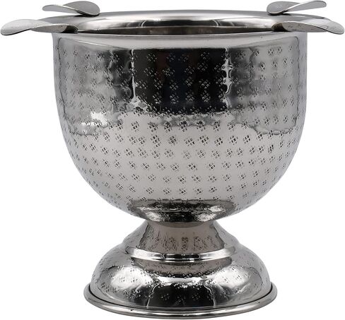 منفضة سجائر طويلة من ستينكي سيجار ذات 4 ركاب، تصميم وعاء عميق، نحاس مطروق عتيق in Kuwait