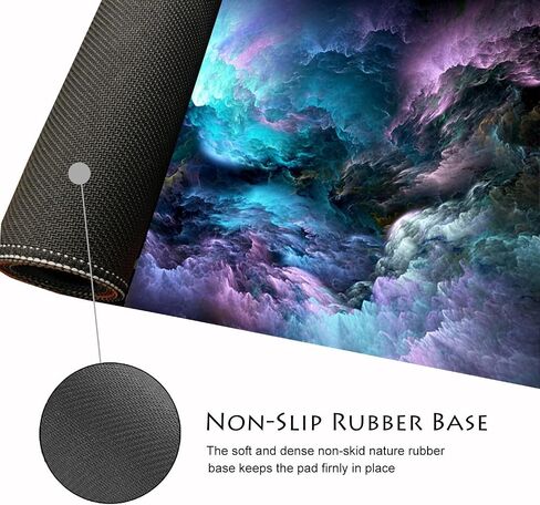 Large Mouse Pad, Big Gaming Mouse Pad with Stitched Edges, Waterproof and Non-Slip Desk Mat, XXL Extended Keyboard Pad for Home Office Accessories (35.4×15.75×0.1 inch, U81) in Saudi Arabia