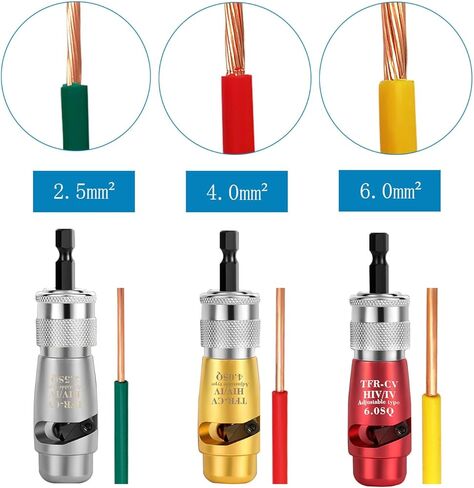 Wire Twister Tool for Drill，Portable Wire Stripping and Twisting Tool for Power Drill, Cable Quick Stripping and Connector for Electrician Tools (Wire Twister Tool for Drill) in Saudi Arabia