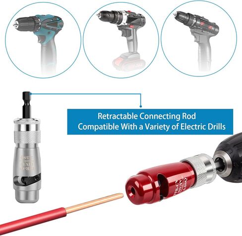 Wire Twister Tool for Drill，Portable Wire Stripping and Twisting Tool for Power Drill, Cable Quick Stripping and Connector for Electrician Tools (Wire Twister Tool for Drill) in Saudi Arabia