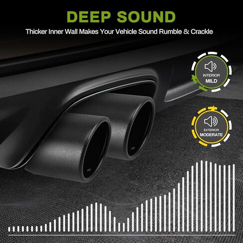 AUTOSAVER88 2.5 Inch Inlet Exhaust Tip, 2.5" Inlet 3" Outlet 6" Overall Length Stainless Steel Exhaust Tail Tip for 2 1/2 Inch Outside Diameter Tailpipe, Chrome-Plated, Rolled Angle Cut, Bolt/Clamp On in Saudi Arabia
