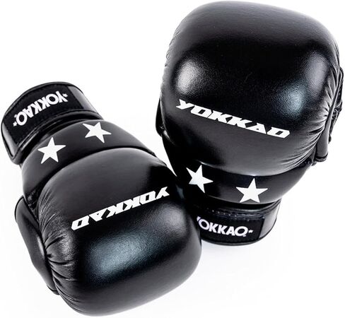 YOKKAO Ground Breaker MMA Sparring Gloves | Pro-Endorsed Combat Mitts for Men and Women | Perfect for MMA, Cage Fighting, Kickboxing, Muay Thai | Superior Wrist Support with Synthetic Leather Finish in Saudi Arabia