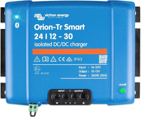 Victron Energy Orion-Tr Smart 24/12-Volt 30 amp 360-Watt DC-DC Charger Isolated (Bluetooth) in Saudi Arabia