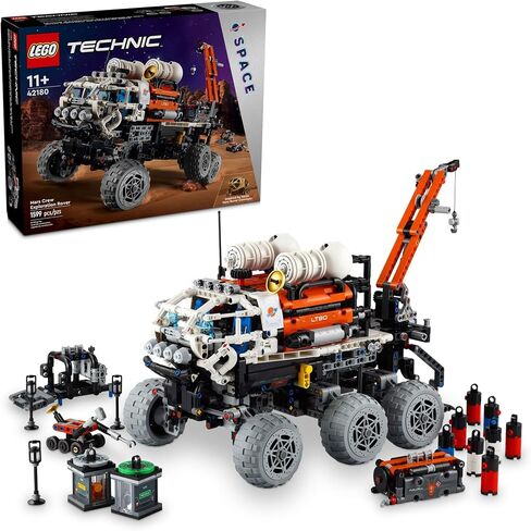 LEGO Technic Mars Crew Exploration Rover Building Set, Space Gift for Boys and Girls, Science Project, NASA Inspired Toy, Advanced Building Kit for Kids Ages 10 and Up, 42180 in Saudi Arabia