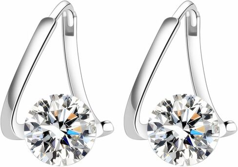 3 Pairs Lymphvity Germanium Earrings Crystal Ball Hoop Earrings for Women Girls Creative Colorful Irregular Rhinestone Cubic Zirconia Lucky Round Ball Dangle Earrings for Lymphatic Drainage Jewelry Gifts in Saudi Arabia