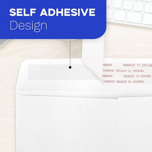 100 White Envelopes 9x12, Goefun Catalog Large Mailing Envelopes - 80GSM Paper, Letter Size Envelopes 9x12 Self Seal in Saudi Arabia