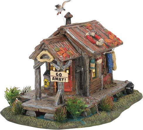 Department 56 Snow Village Halloween Haunted Swamp Shanty Lit Building, 6.1 Inch, Multicolor in Saudi Arabia