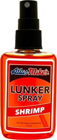 Atlas-Mike's Lunker Spray 2oz, 2-Pack - Herring & Shrimp Fishing Bait Attractant - Boost Your Fishing Success | Ideal for Freshwater & Saltwater Anglers in Saudi Arabia