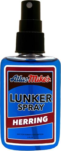 Atlas-Mike's Lunker Spray 2oz, 2-Pack - Herring & Shrimp Fishing Bait Attractant - Boost Your Fishing Success | Ideal for Freshwater & Saltwater Anglers in Saudi Arabia
