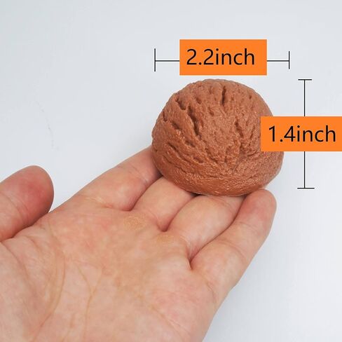 [6-Pack] Faux Ice Cream Scoop Balls - Artificial Desserts Replica and Props for Decoration (Multicolor) in Saudi Arabia