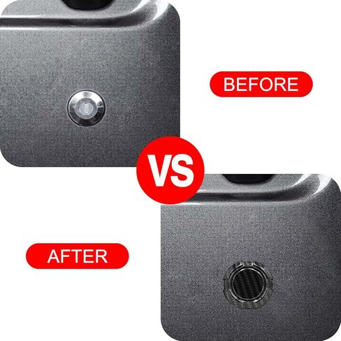 ملحقات باب السيارة لسيارة جيب - غطاء مزخرف لمفتاح الباب الخارجي لملحقات جيب رانجلر وإكسسوارات جيب جلاديتور | غطاء قفل الباب 3 قطع لسيارة جيب رانجلر JL JK TJ & Gladiator JT 1997-2023 in Kuwait