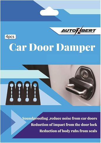Car Door Lock Sound Deadener Damper Buffer for Honda Stepwgn RP1 2015–2022 Hyundai Accent Verna Kia Soul Rattling Screaks Quiet Noise Deaf Soundproofing Seal in Saudi Arabia