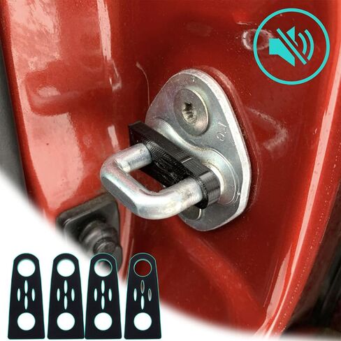 Car Door Lock Sound Deadener Damper Buffer for Honda Stepwgn RP1 2015–2022 Hyundai Accent Verna Kia Soul Rattling Screaks Quiet Noise Deaf Soundproofing Seal in Saudi Arabia