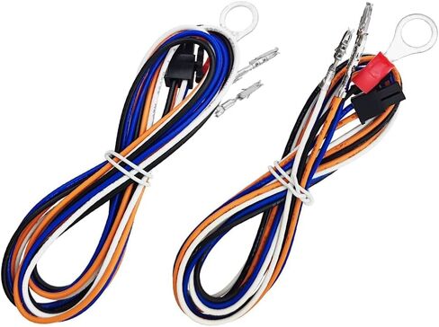 حزام أسلاك مرايا السحب متوافق مع Chevy Silverado 1500 2500HD 2014-2018 GMC Sierra Truck Cargo Running Turn Signals Light Harness 2PCS in Kuwait