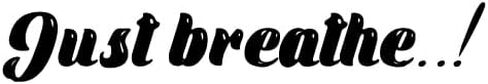 Just Breathe Mirror Decal, Different Fonts And Colors, Vinyl Car Decals For Men Women And Kids, Rearview Mirror Decal, Car Decal Gifts, Car Side Mirror And Window Decal (Classic, Pink) in Saudi Arabia