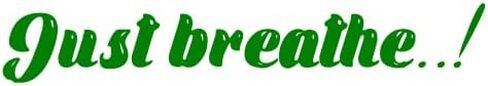 Just Breathe Mirror Decal, Different Fonts And Colors, Vinyl Car Decals For Men Women And Kids, Rearview Mirror Decal, Car Decal Gifts, Car Side Mirror And Window Decal (Classic, Pink) in Saudi Arabia