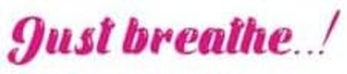 Just Breathe Mirror Decal, Different Fonts And Colors, Vinyl Car Decals For Men Women And Kids, Rearview Mirror Decal, Car Decal Gifts, Car Side Mirror And Window Decal (Classic, Pink) in Saudi Arabia