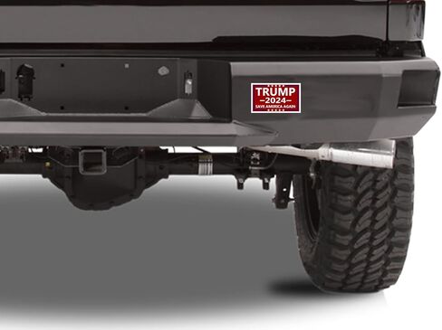 Rogue River Tactical Trump 2024 Save America Again Presidential Election Bumper Sticker Car Decal Conservative Republican USA MAGA Red in Saudi Arabia