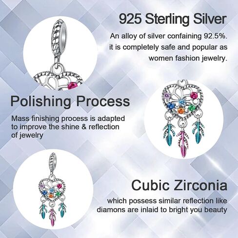 Cute Animal Charms for Bracelets and Necklaces 925 Sterling Silver Charms Jewelry Pendant Beads Charm Birthday Gift for Women Girls Mom Daughter in Saudi Arabia
