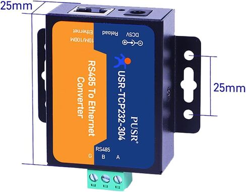 1-Port Serial RS485 to Ethernet Converters Module RS485 to TCP/IP Modbus Gateway Built-in Webpage DHCP/DNS Supported USR-TCP232-304 in Saudi Arabia