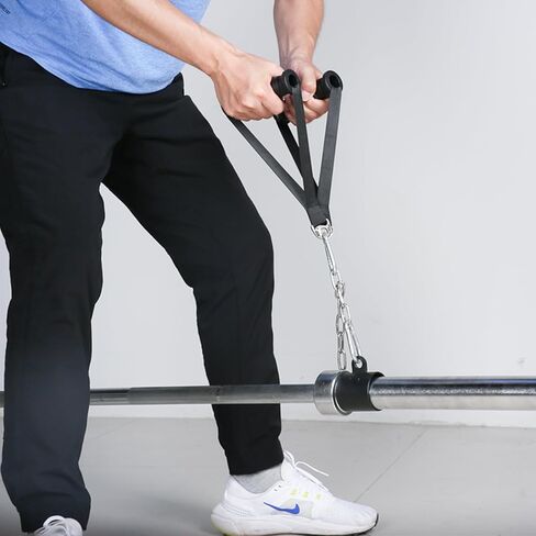 مقابض تمرين شديدة التحمل من SYL Fitness، ملحقات قبضة بديلة لبكرات آلة كابل الصالة الرياضية، وحزام المقاومة ومدرب القوة، وإكسسوارات التمرينات القابلة للسحب in Kuwait