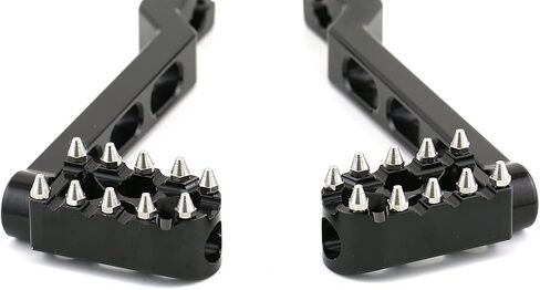 2pcs CNC Aluminum Heel/Toe Shifter Gear Shift Pedal Lever Arms& Shifter Peg for Harley Touring Softail Trike Road Kings (Chrome) in Saudi Arabia