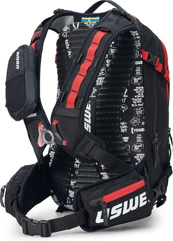USWE Core Backpack, a High End Daypack for Enduro, Dirtbike, Moto, Black (16L USWE Red) in Saudi Arabia