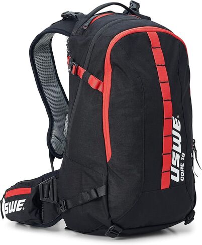 USWE Core Backpack, a High End Daypack for Enduro, Dirtbike, Moto, Black (16L USWE Red) in Saudi Arabia