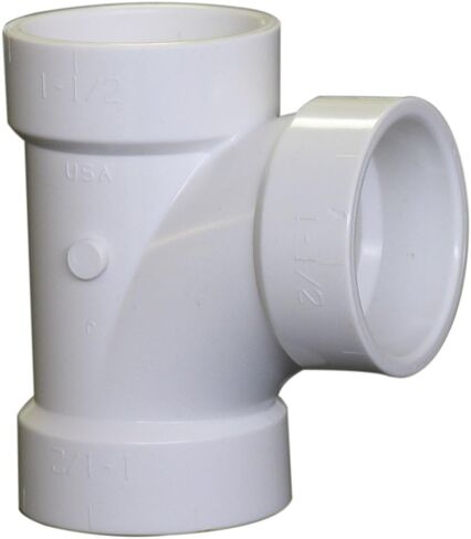 NIBCO U4811R 3" x 3" x 1-1/2" HXHXH PVC DWV Sanitary Tee Fitting in Saudi Arabia