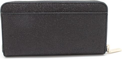 Kate Spade New York Shimmy Glitter Boxed Large Continental Wallet Black in Kuwait
