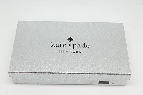 Kate Spade New York Shimmy Glitter Boxed Large Continental Wallet Black in Kuwait