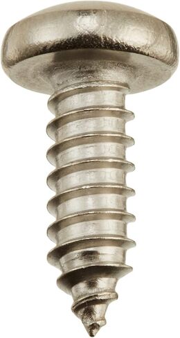 Small Parts 1412ABTP188 18-8 Stainless Steel Sheet Metal Screw, Plain Finish, Pan Head, Star Drive, Type AB, 1/4"-14 Thread Size, 3/4" Length (Pack of 10) in Saudi Arabia