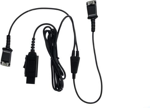 IPD U10P-S Bottom Headphone Adapter Phone Cord Cable Compatible with Yealink, Snom,Grandstream & LG IP Phones U10P-S Bottom with RJ9 Cord Jack in Saudi Arabia