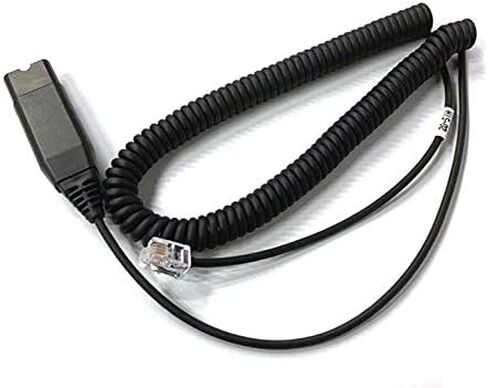 IPD U10P-S Bottom Headphone Adapter Phone Cord Cable Compatible with Yealink, Snom,Grandstream & LG IP Phones U10P-S Bottom with RJ9 Cord Jack in Saudi Arabia