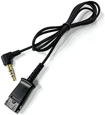 IPD U10P-S Bottom Headphone Adapter Phone Cord Cable Compatible with Yealink, Snom,Grandstream & LG IP Phones U10P-S Bottom with RJ9 Cord Jack in Saudi Arabia