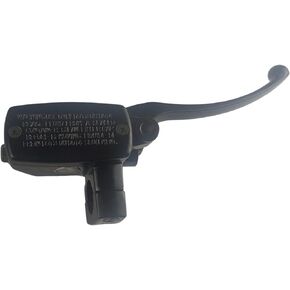 1" 25mm Right Motorcycle Handlebar Front Brake Master Cylinder Lever with Mirror Hole with Brake Light Switch