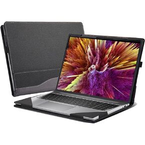 Laptop Case Cover for HP ZBook Firefly 14 G9 14" | ZBook Firefly G10 14" Mobile Workstation Notebook Sleeve Computer Bag Protective PU Leather Shell (Dark Gray)