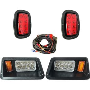 Golf Cart Yamaha LED Lights Kit with LED Taillights Fits Yamaha G14 G16 G19 G22 golf cart