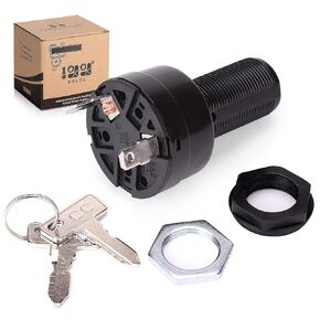10L0L Golf Cart Starter Ignition Key Switch for Club Car Precedent Ignition Switch Electric 2004+ 2 Terminal 1025086-01 102508601