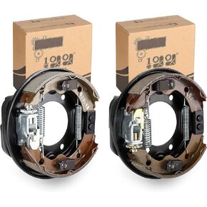 10L0L Golf Cart Brake Assembly, Rear Brake Cluster Driver Side & Passenger Side fit Club Car DS & Precedent 1995-Up,EZGO 1982-Up,Yamaha 1982-2006, OEM# 101823301, 103380202, 17081G1, J17-27209-00